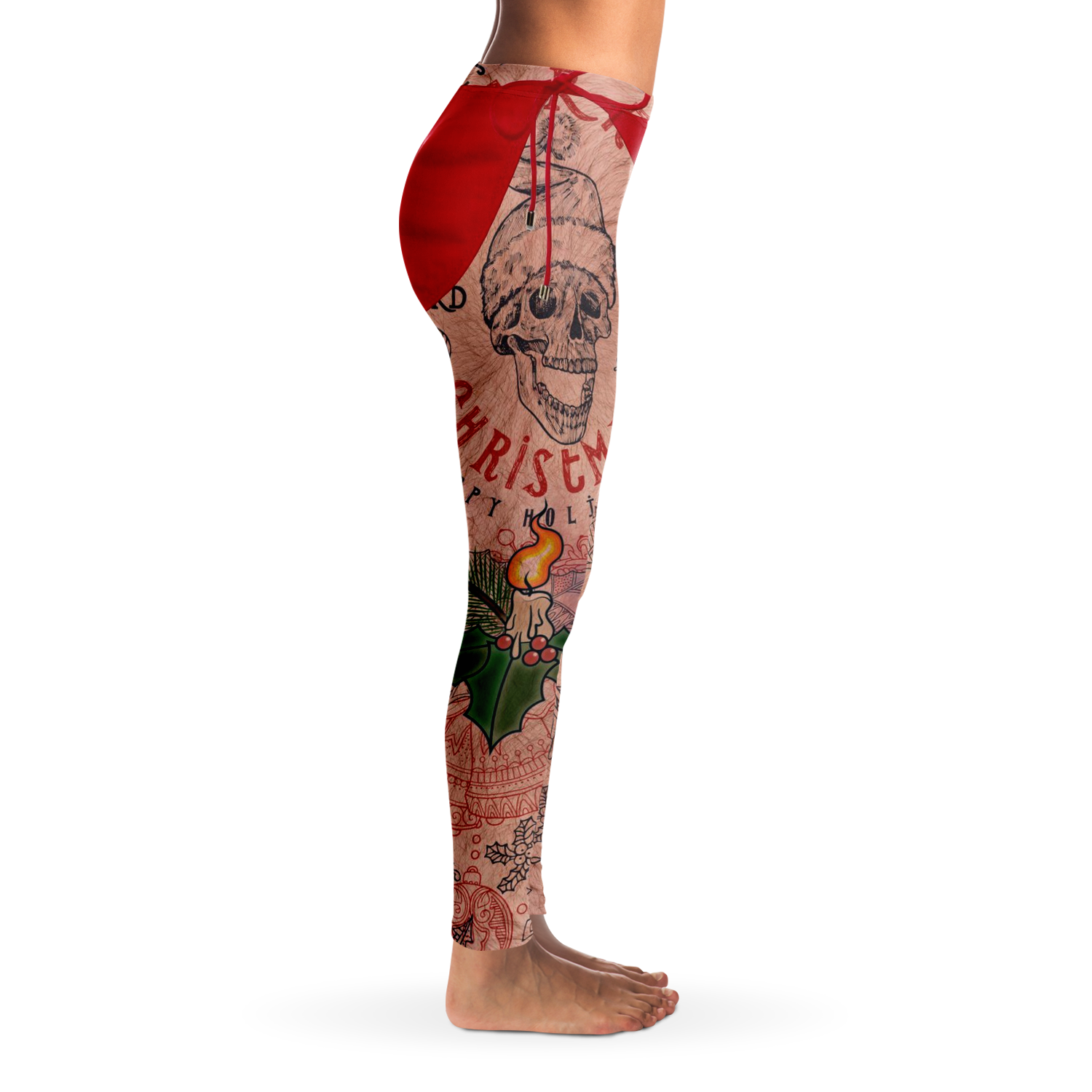 Sexy Tattoo Panties Christmas Leggings - Chloe Lambertin