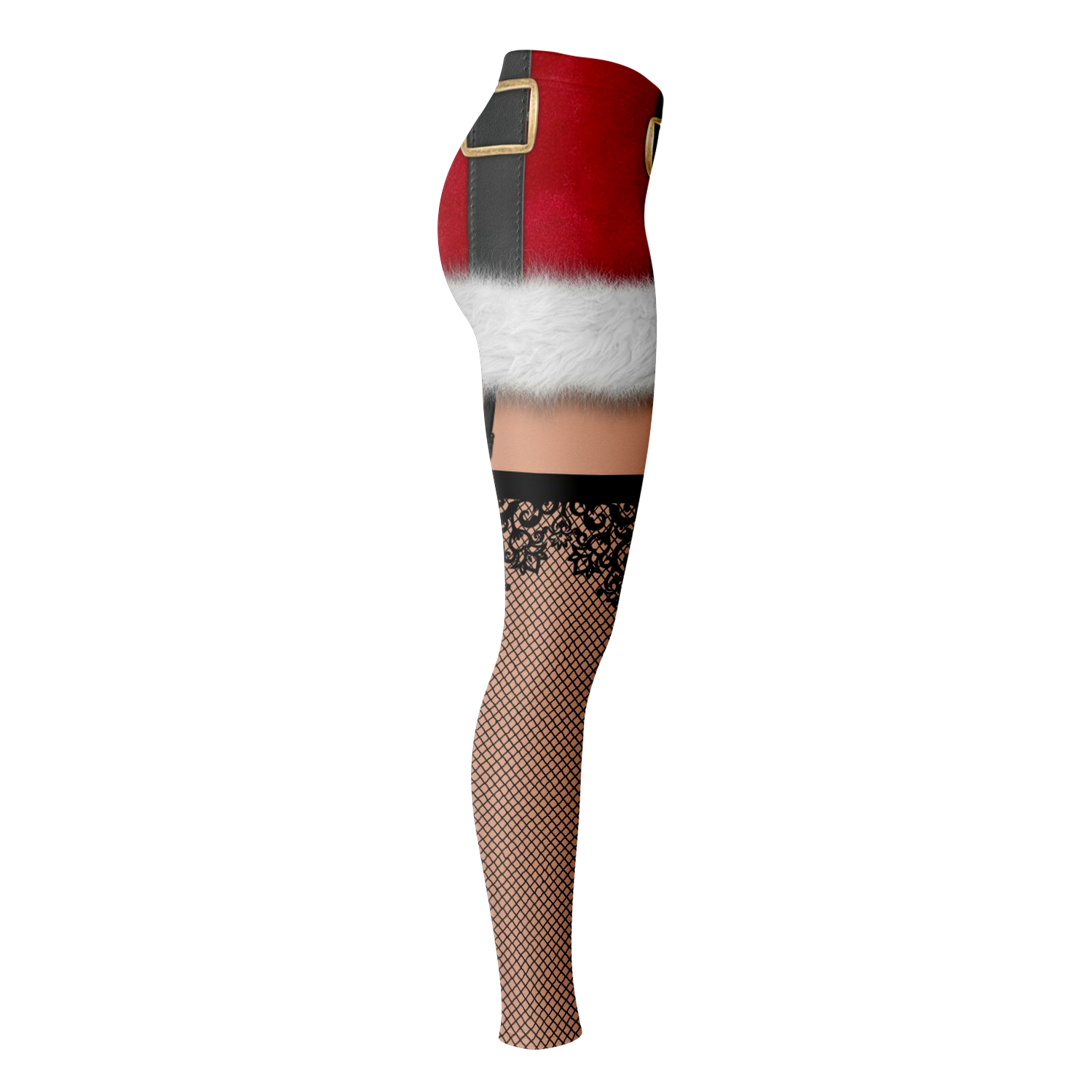 Naughty Santa Christmas Leggings - Chloe Lambertin
