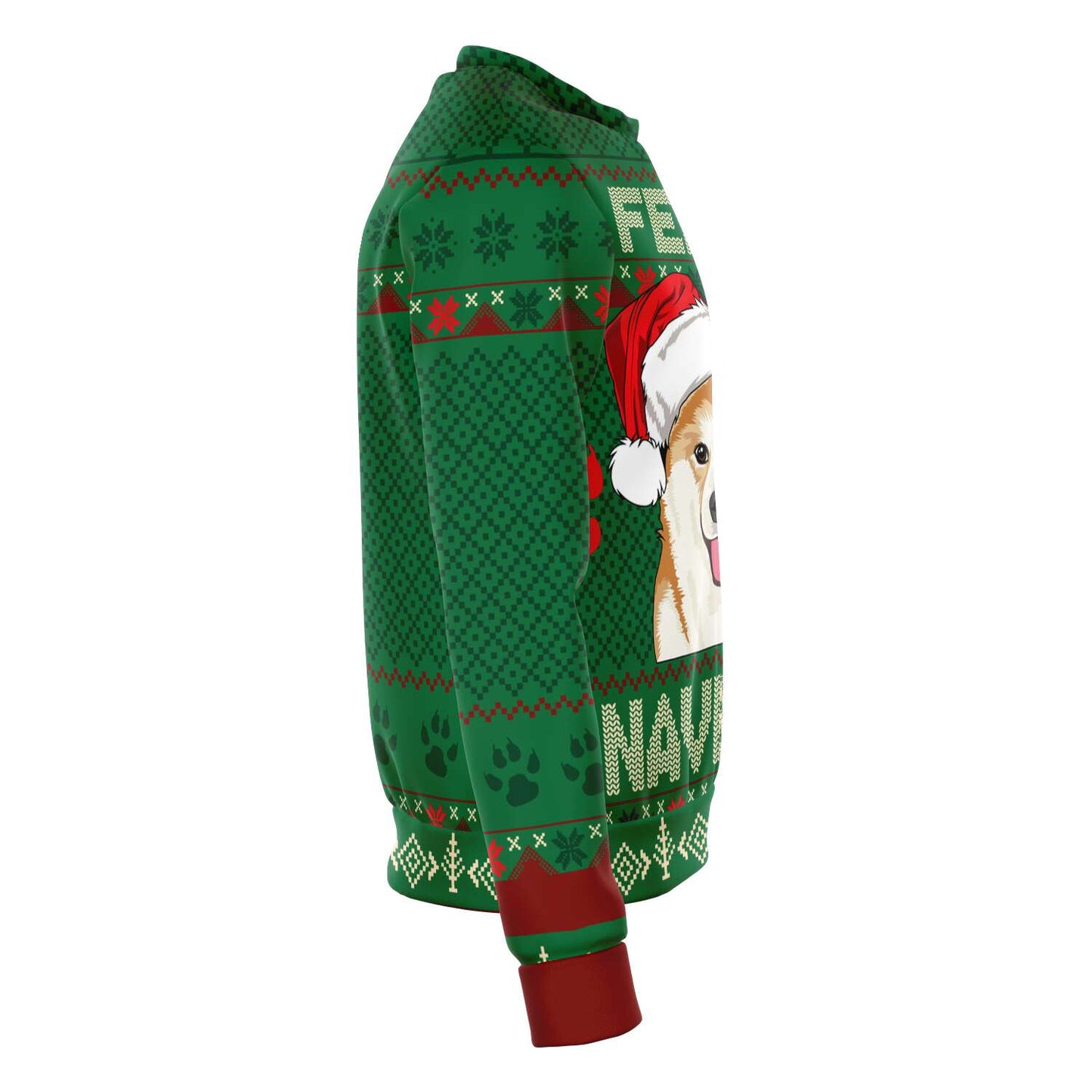 Ugly Christmas Sweater Feliz Navidog Shiba Inu - Chloe Lambertin