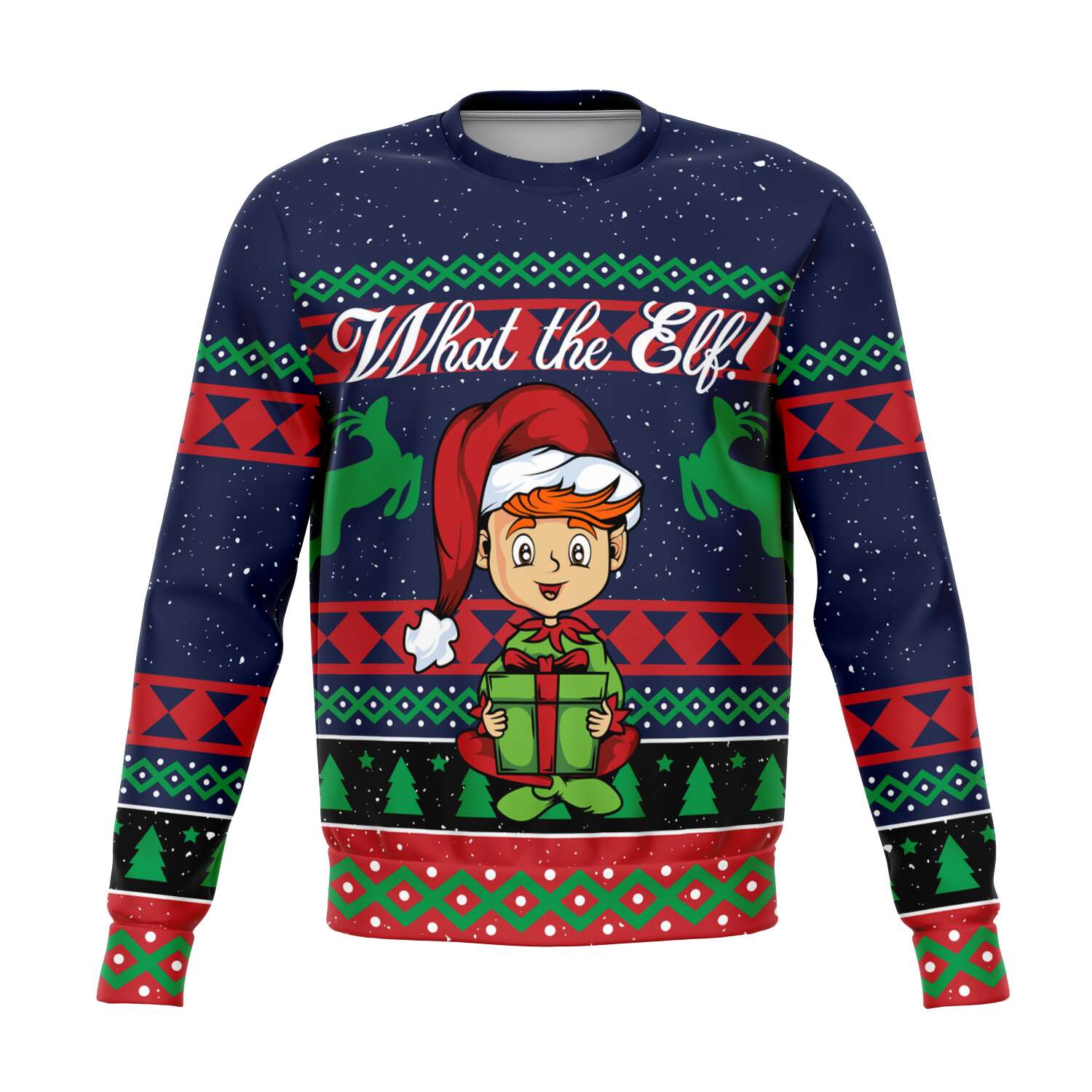Ugly Christmas Sweater What the Elf - Chloe Lambertin
