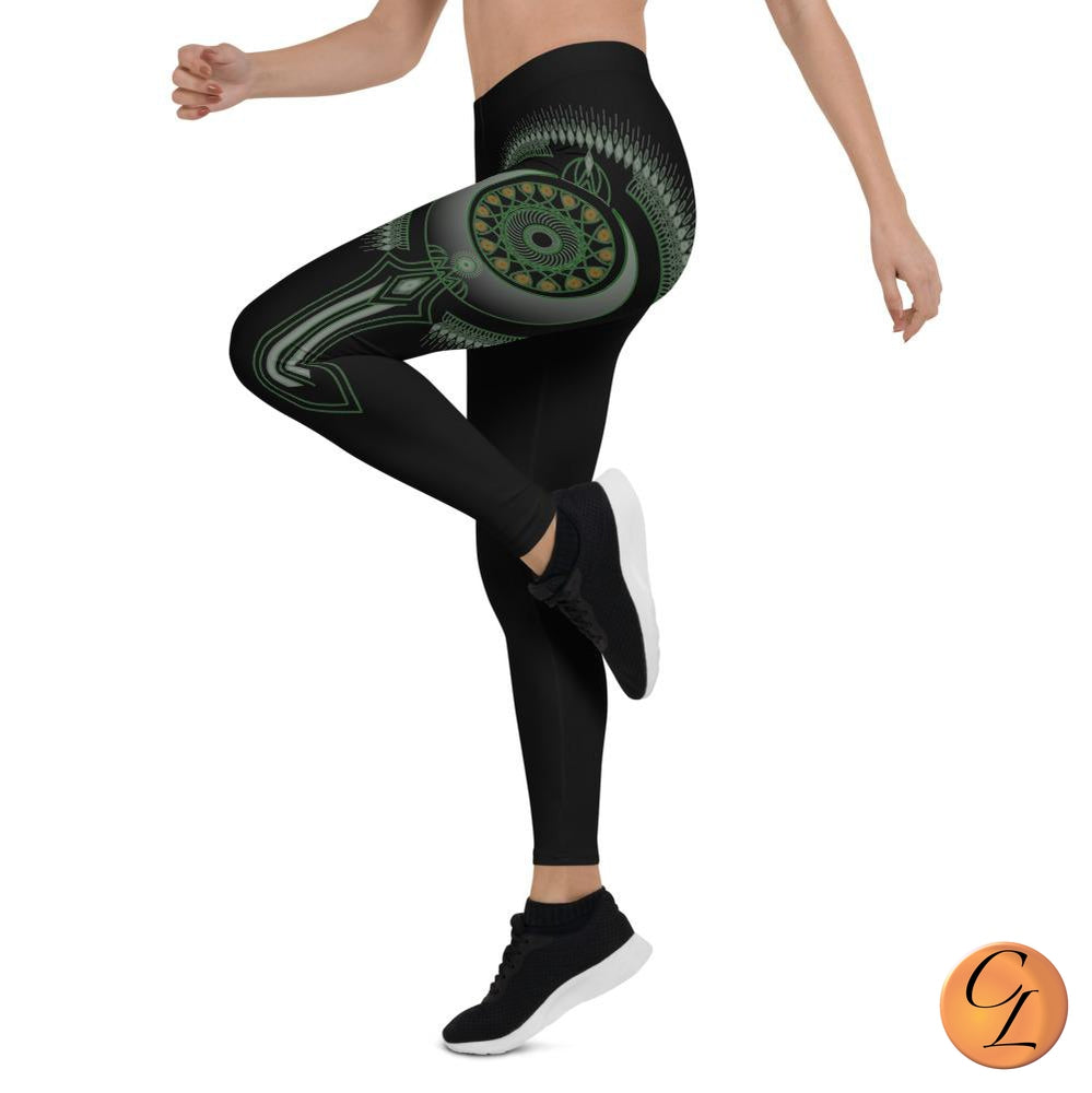 Black Mandala Leggings - Chloe Lambertin