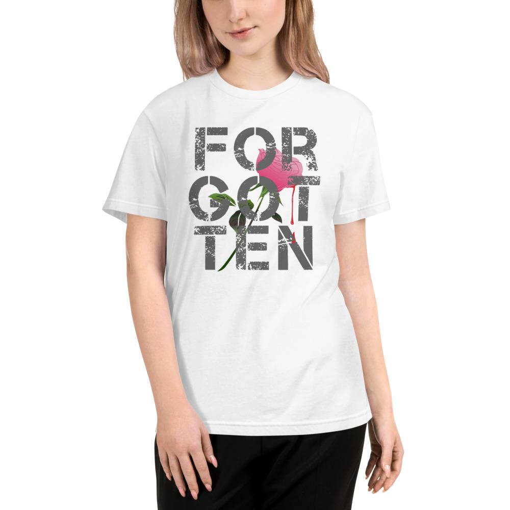 Forgotten Rose Gray Sustainable T-Shirt - Chloe Lambertin