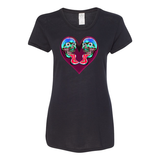 Heart and Skulls T-Shirt - Chloe Lambertin
