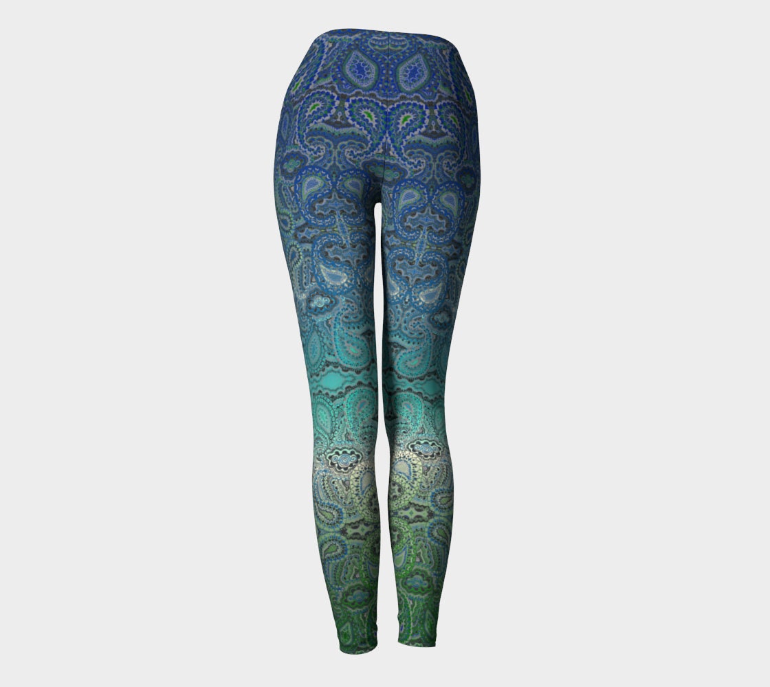Aruba / Leggings / Women / Yoga / Paisley / Gift for Her / Art  / Birthday Gift / Cute /Mothers Day/ Mothers Day Gift/ Love / Sexy