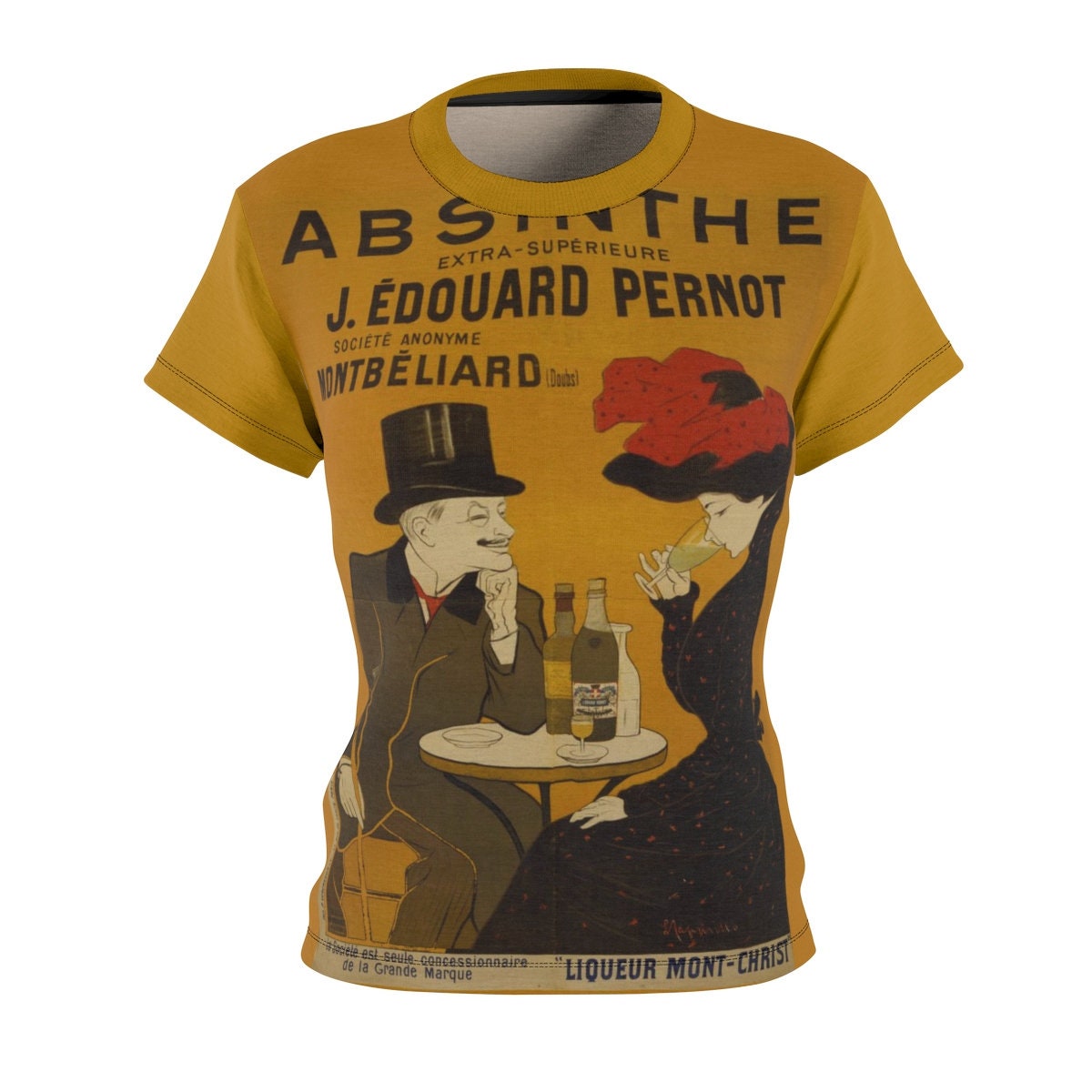 Tee Shirt /Absinthe /Women /Advertising /T-shirt /Tee /Shirt /Vintage /Art /Poster /Birthday /Clothing /Gift for Her - Chloe Lambertin
