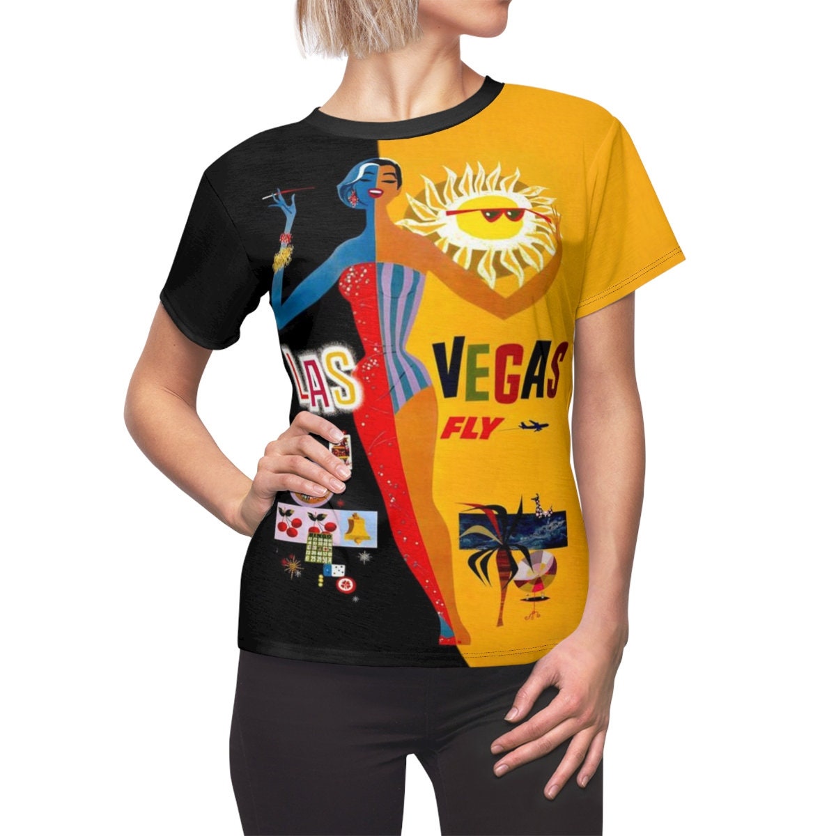 Tee Shirt /Vegas /Women /Travel /T-shirt /Tee /Shirt /Vintage /Art /Vacation /Birthday /Clothing /Gift for Her - Chloe Lambertin