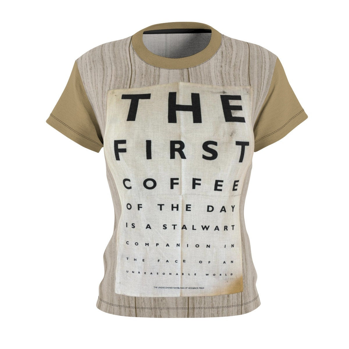 For Mom / Coffee / Women's / Tee T-Shirt Shirt / Eye Chart / Wife / Valentine's gift / Pretty / Colors / Art / New / Sexy - Chloe Lambertin