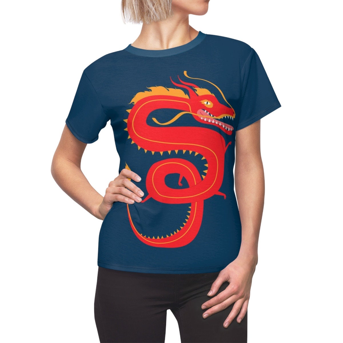 Year of the Dragon / Astrology / Chinese / Zodiac / T-shirt / Tee / Shirt / Dragon / Art / Valentine / Birthday / Clothing / Gift for Her - Chloe Lambertin