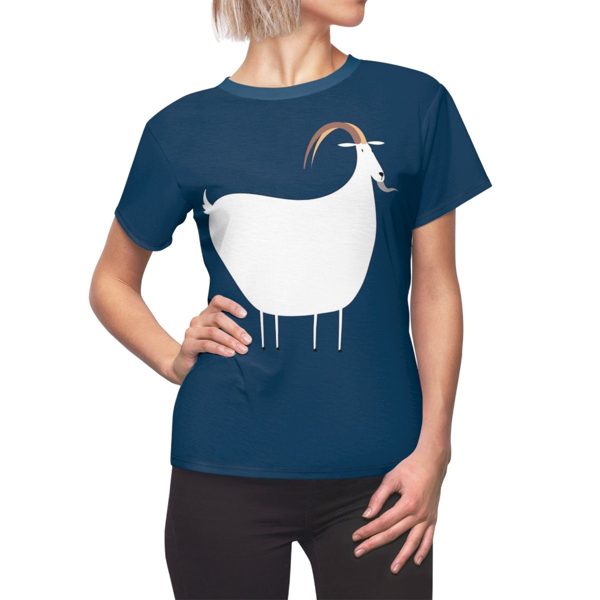 Year of the Goat / Astrology / Chinese / Zodiac / T-shirt / Tee / Shirt / Goat / Art / Valentine / Birthday / Clothing / Gift for Her - Chloe Lambertin