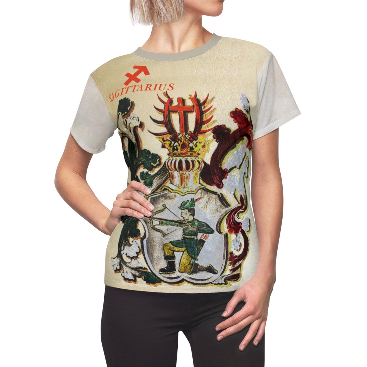 Sagittarius / Astrology / Women / Zodiac / T-shirt / Tee / Shirt / Vintage / Art / Sagittarius / Birthday / Clothing / Gift for Her - Chloe Lambertin