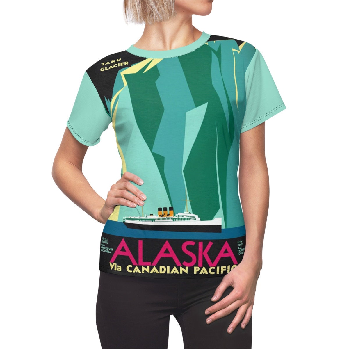 Alaska /Mother's Day / Gift for Her / Women's / Tee T-Shirt Shirt / Wow / Pretty / Valentine's gift / Travel / Vintage / Art / New / Sexy - Chloe Lambertin