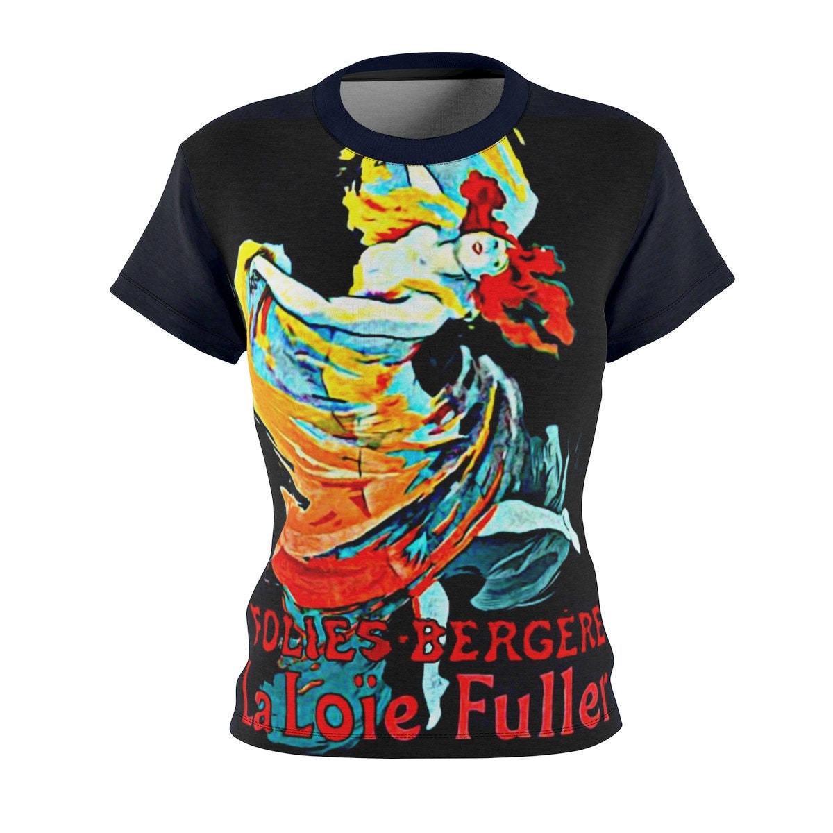 For Mom / Folies Bergere / Women's / Tee T-Shirt Shirt / France / Paris / Valentine's gift / Poster / Vintage / Art / Birthday / Sexy - Chloe Lambertin