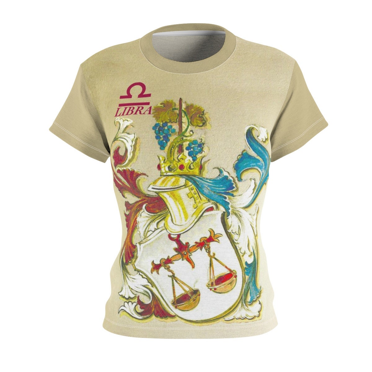 Libra / Astrology / Women / Zodiac / T-shirt / Tee / Shirt / Vintage / Art / Libra / Birthday Gift / Clothing / Gift for Her - Chloe Lambertin
