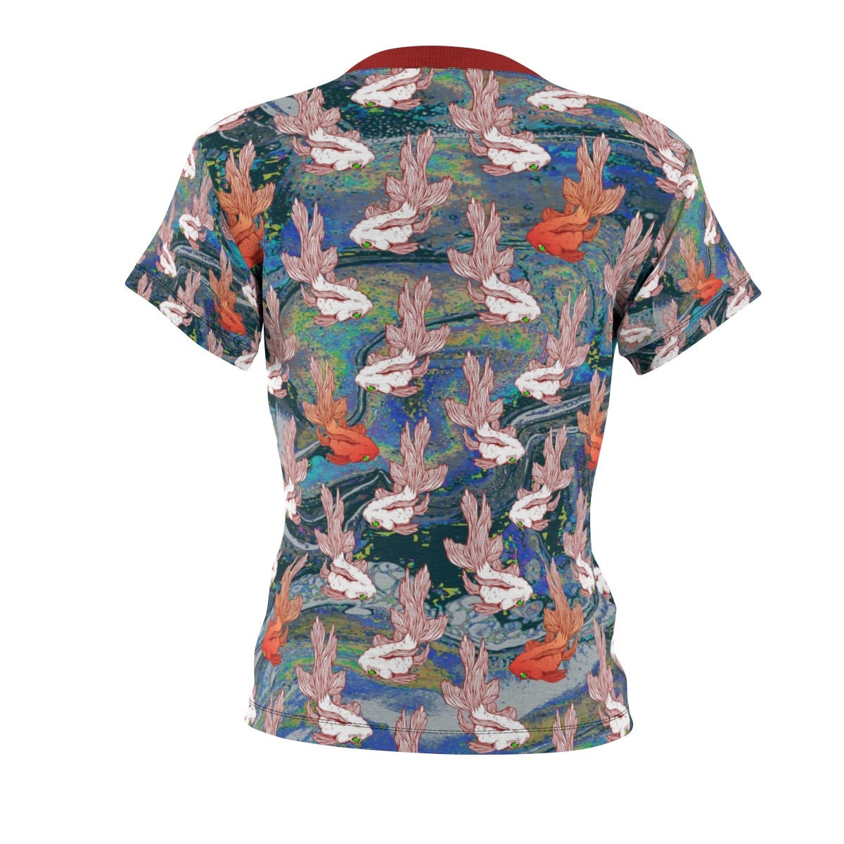 Perfect Gift / Koi / Women's / Tee T-Shirt Shirt / Goldfish / Fish / Valentine's gift / Pretty / Colors / Art / New / Sexy - Chloe Lambertin