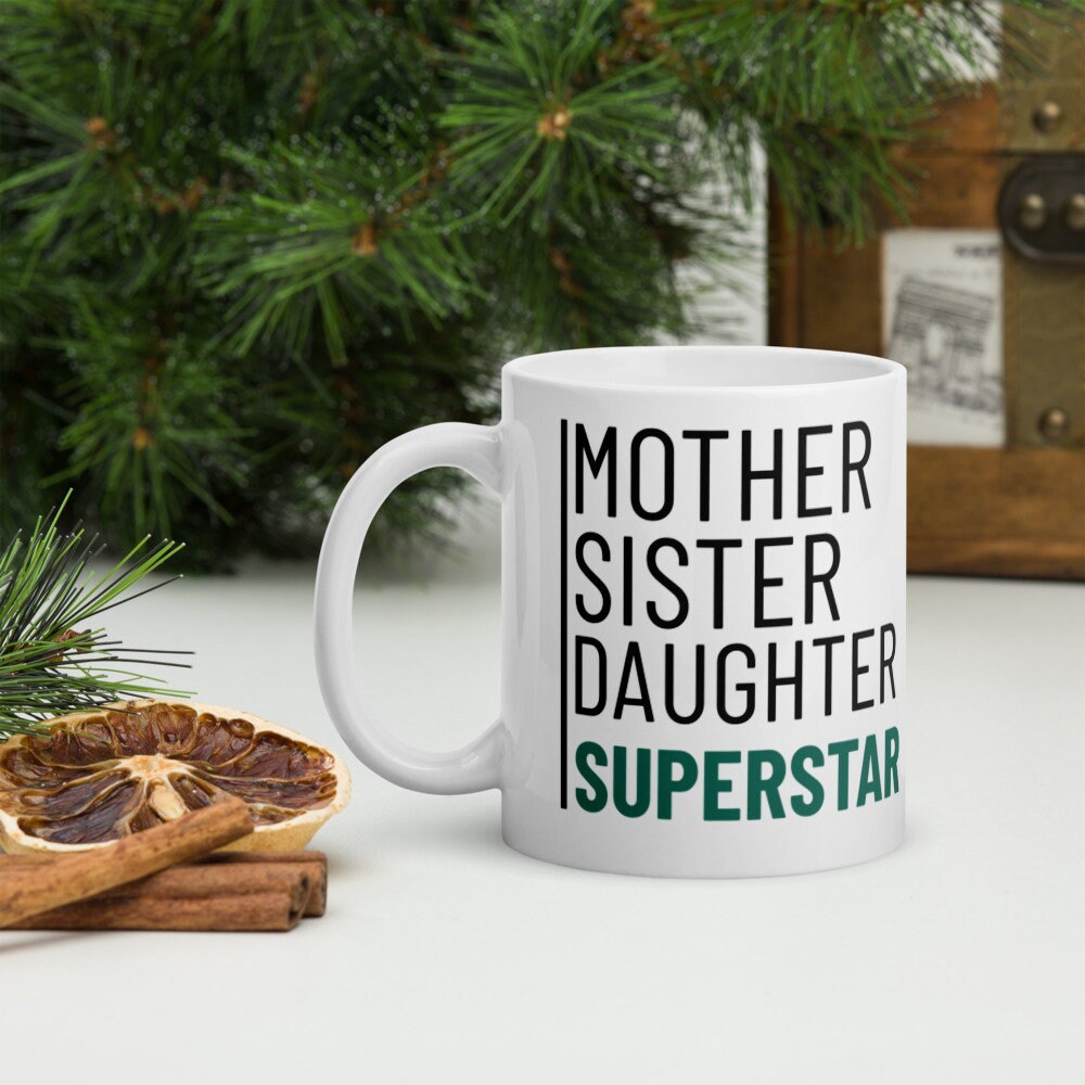 Superstar Mug| Mother|Daughter|Sister|Superstar|Woman Power|Mug| Gift| Birthday Gift| Present| Motivational| Inspirational|