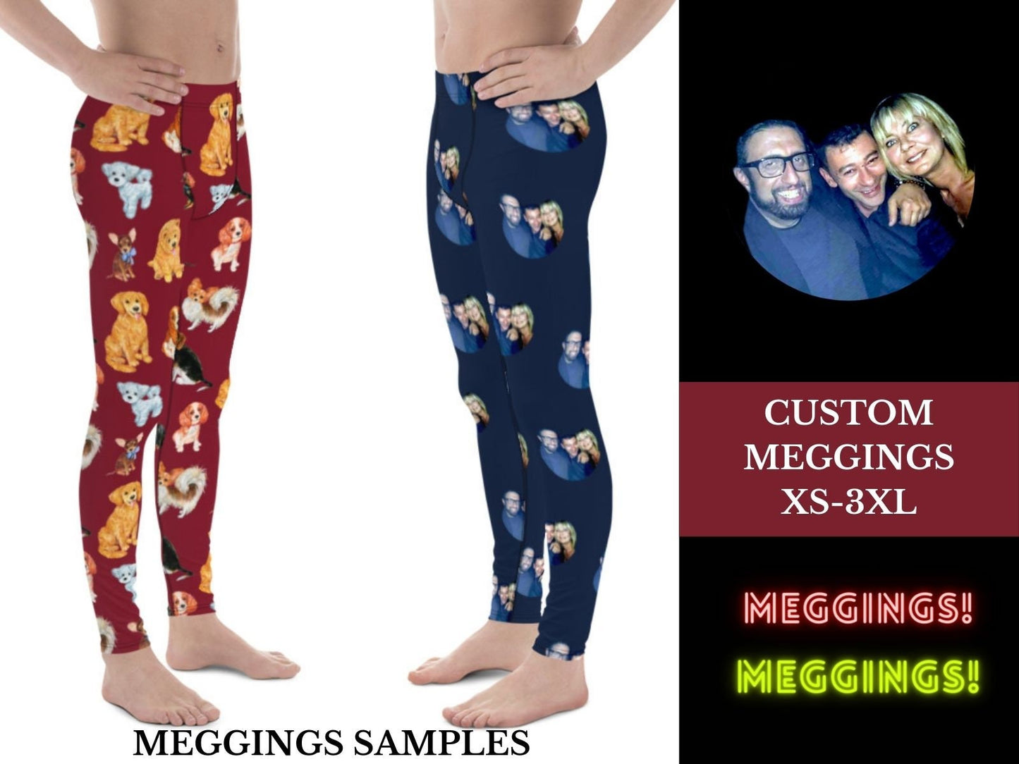 Custom - Personalized Man Leggings