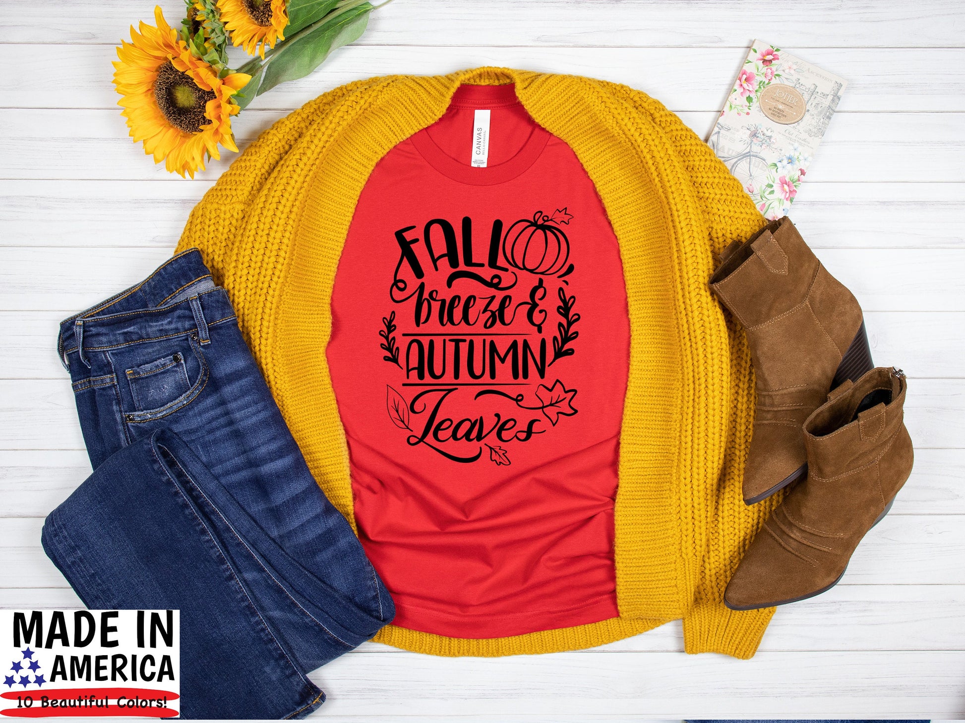 Pumpkin Time, Fall Breeze Autumn Leaves T-Shirt, Thanksgiving Shirt, Pumpkin Spice, Fall, Football Season Shirt, Women's  and Men's Clothing - Chloe Lambertin