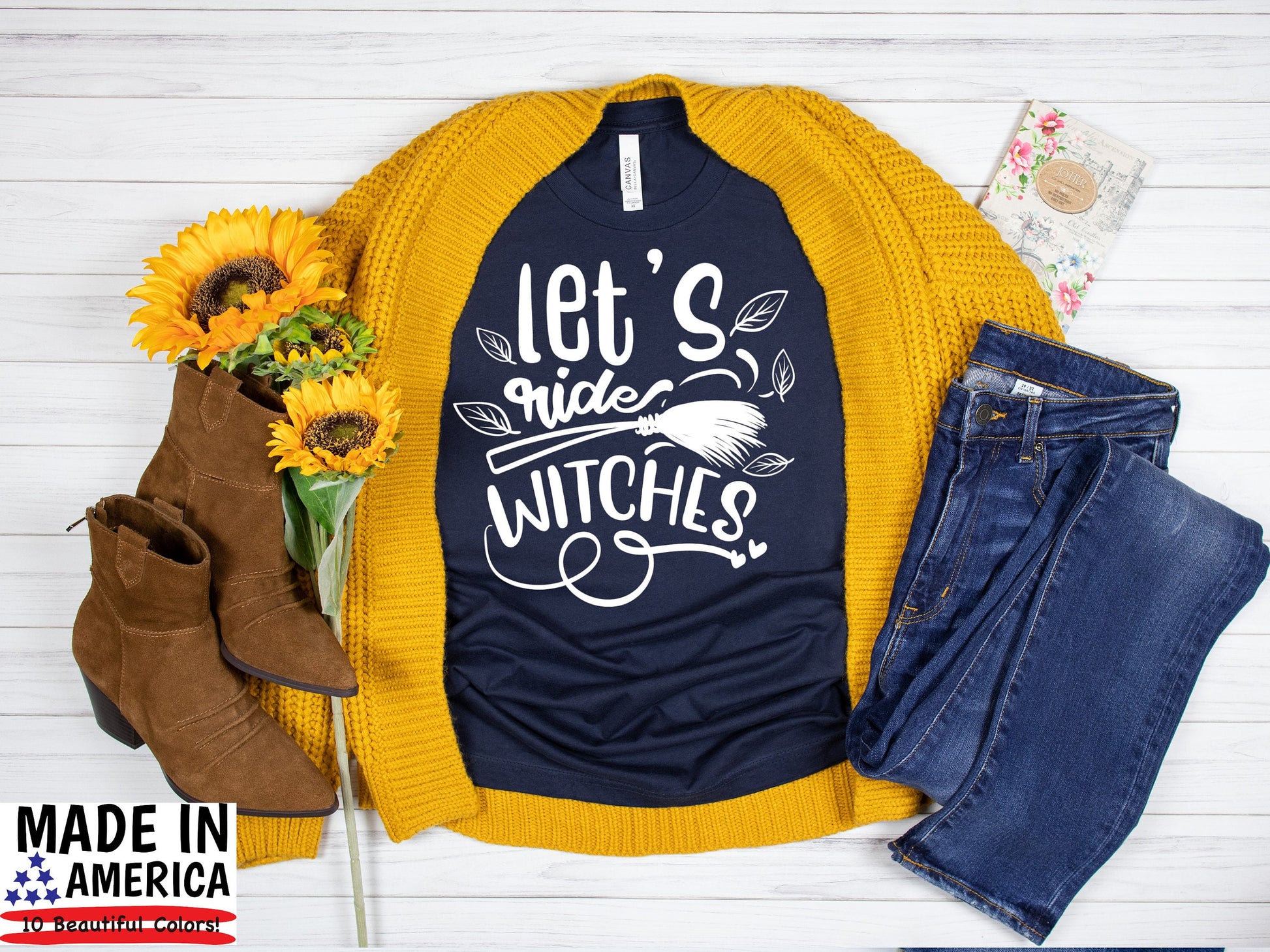 Pumpkin Time Shirt, Let's Ride Witches T-Shirt, Pumpkin Patch, Thanksgiving Shirt, Football Season Shirt, Halloween, Unisex Clothing - Chloe Lambertin