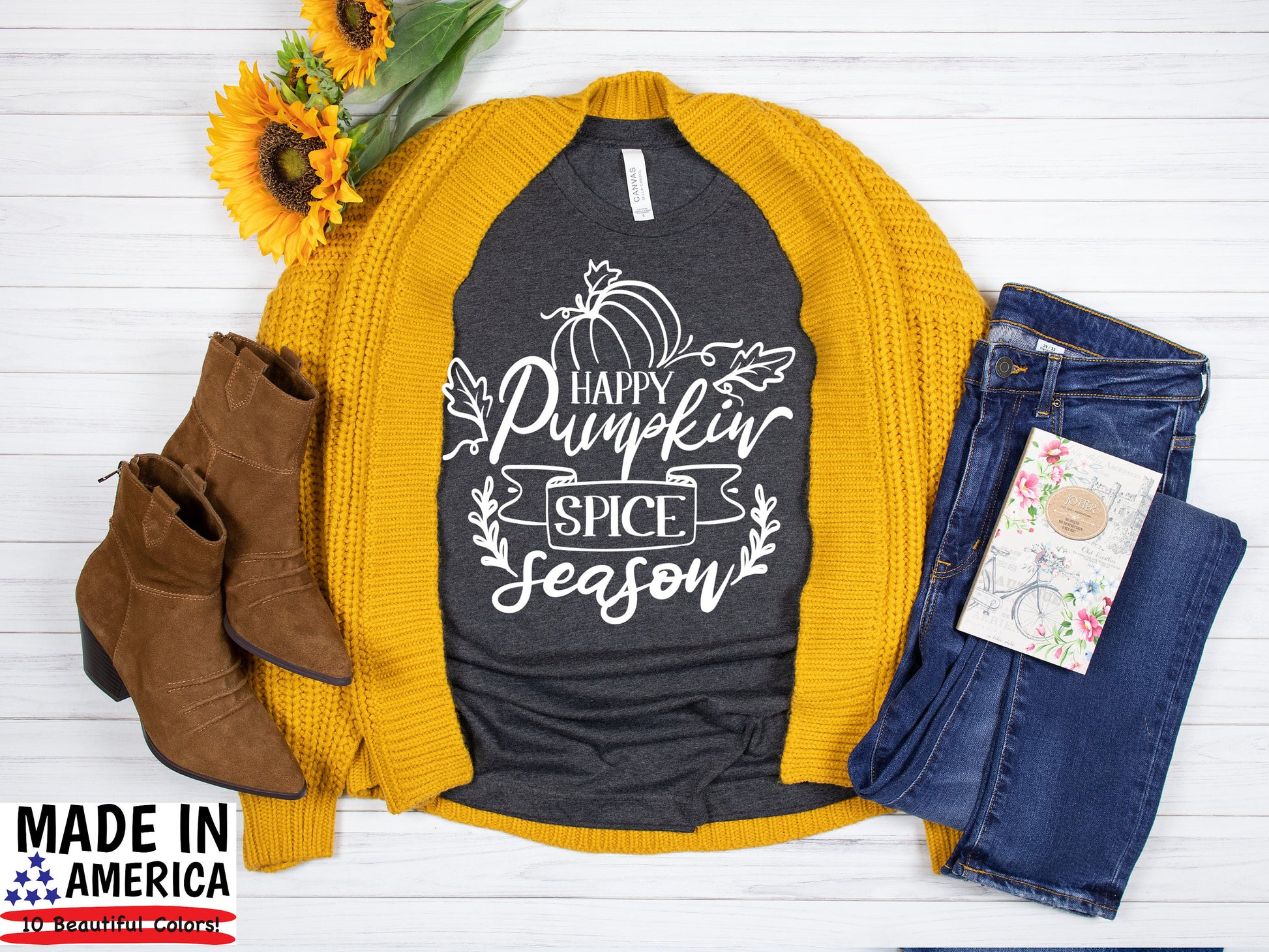 Pumpkin Spice, Happy Pumpkin Spice Season T-Shirt, Thanksgiving Shirt, Thanksgiving Time, Football Season Tee, Unisex, Women's and Men's Tee - Chloe Lambertin