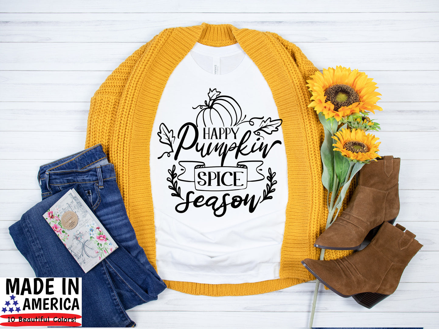 Pumpkin Spice, Happy Pumpkin Spice Season T-Shirt, Thanksgiving Shirt, Thanksgiving Time, Football Season Tee, Unisex, Women's and Men's Tee - Chloe Lambertin