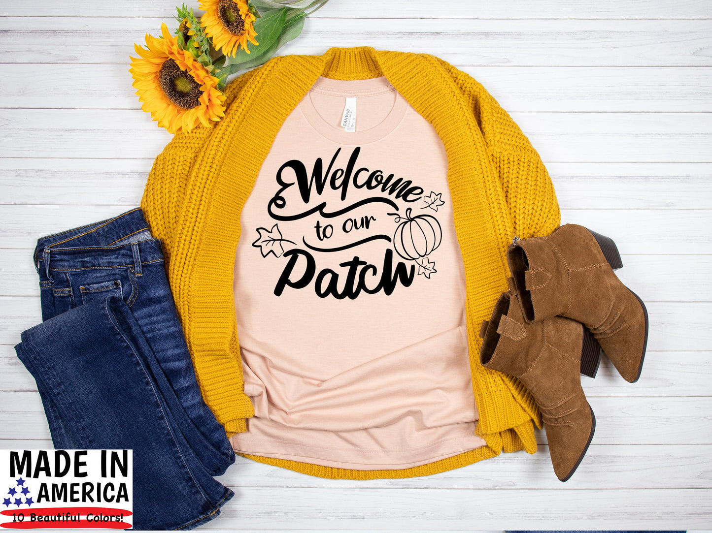 Pumpkin Patch T-Shirt, Pumpkin Tee, Thansgiving Shirt, Fall Tee, Hayride, Football Season Shirt, Unisex Clothing, Women's and Men's Shirts - Chloe Lambertin
