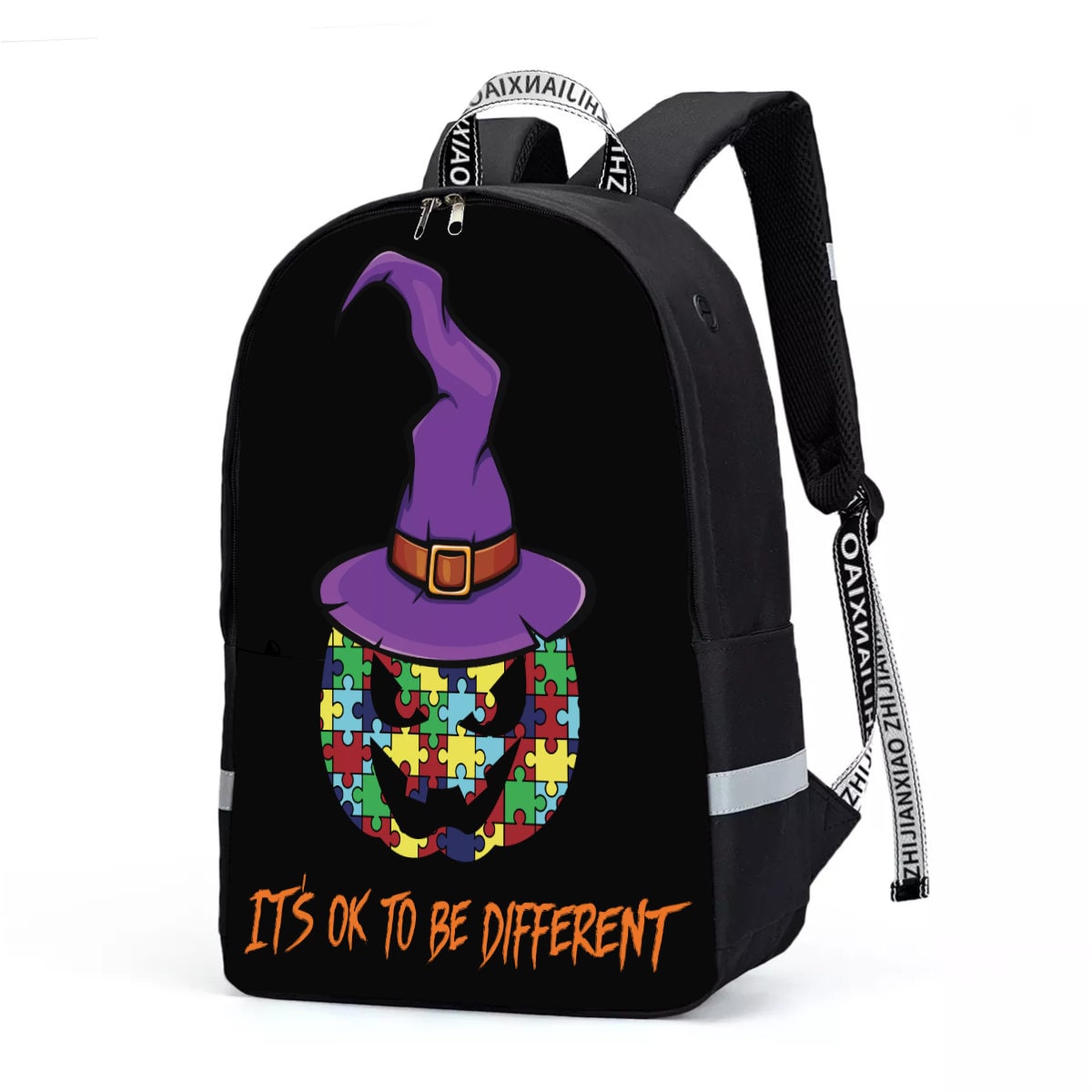 Little Different Autism Awareness Backpack With Reflective Bar - Chloe Lambertin