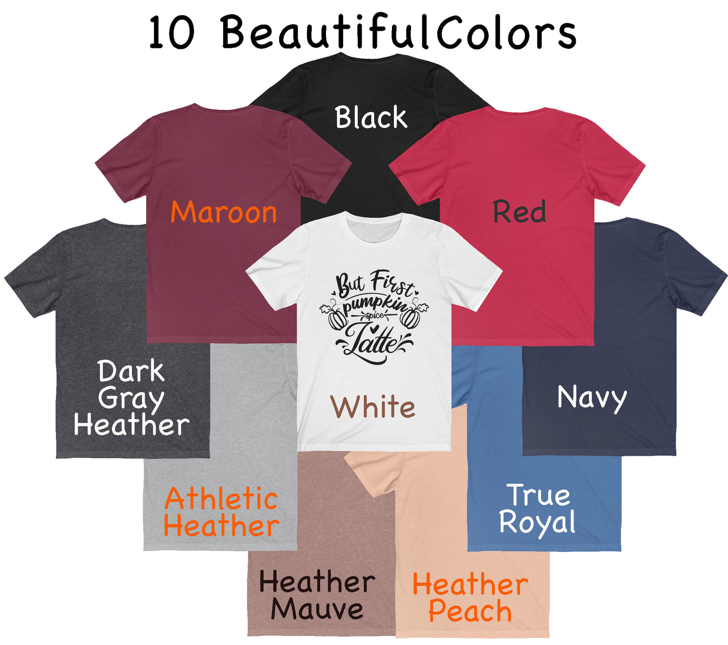 My Favorite Color is Autumn T-Shirt, Thanksgiving Shirt, Fall Tee, Autumn, Football Season Shirt, Unisex Clothing, Women's and Men's Tees - Chloe Lambertin