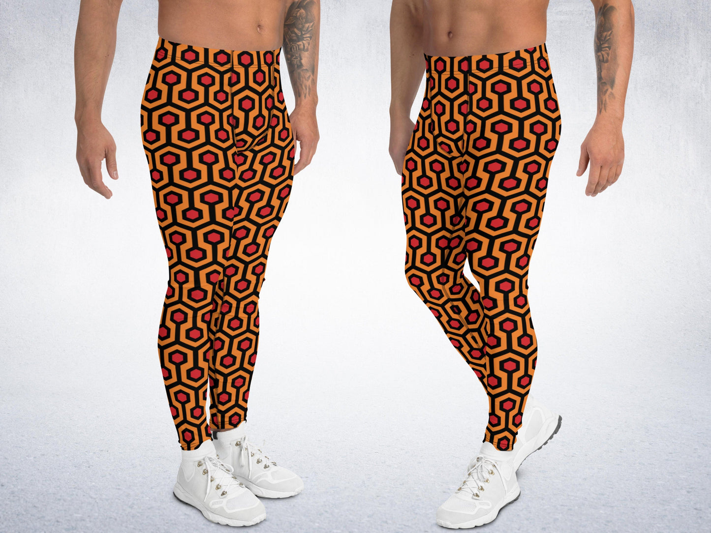 The Scary Hotel Men's Leggings, The Scary Hotel Meggings, Overlook Hotel, Cosplay Costume, The Stanley Hotel, Horror Fans