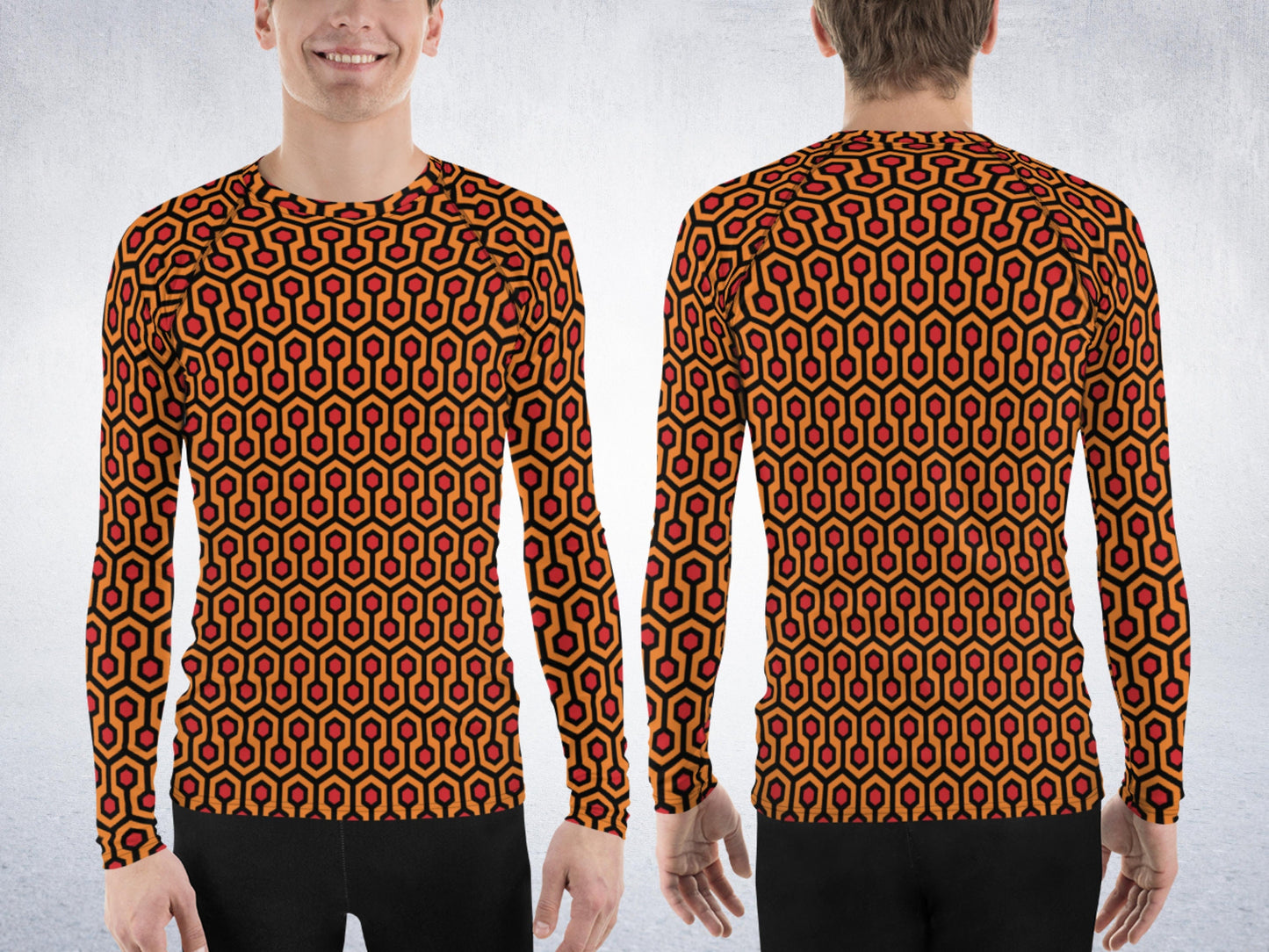 The Scary Hotel Men's Rash Guard, Overlook Hotel, Cosplay Costume, The Stanley Hotel, Horror Fans
