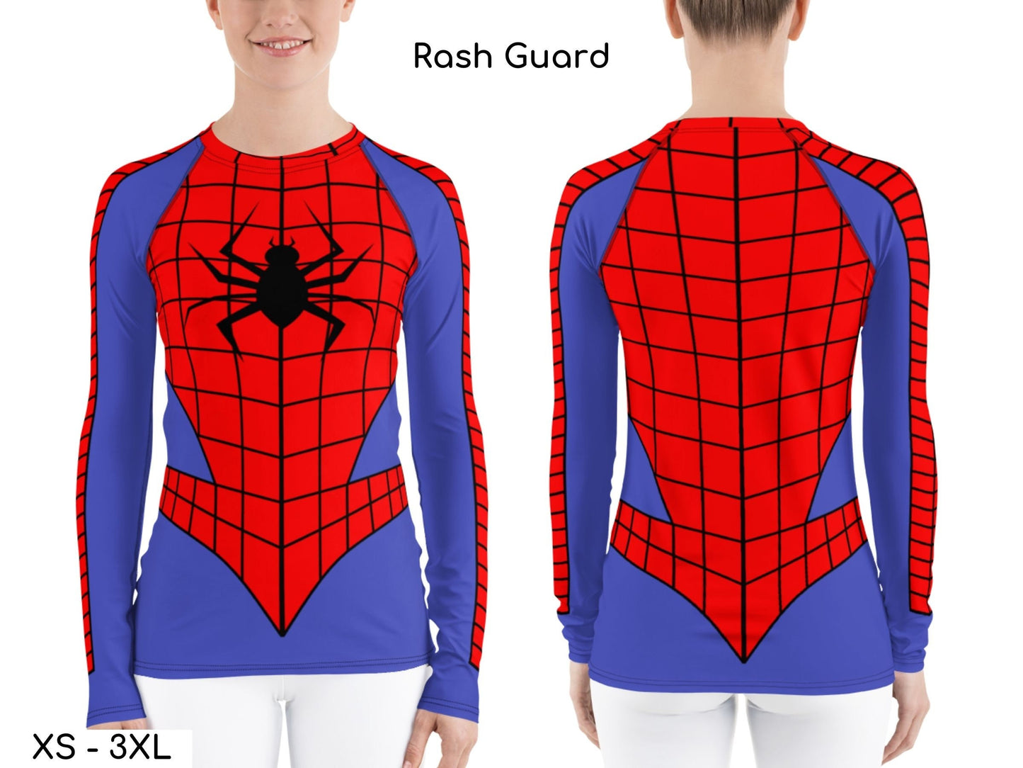 Spider Inspired  Leggings, Rash Guard, Yoga Leggings & Capris, Crop Top, Halloween Costume, Cosplay, Comics, Super, Hero