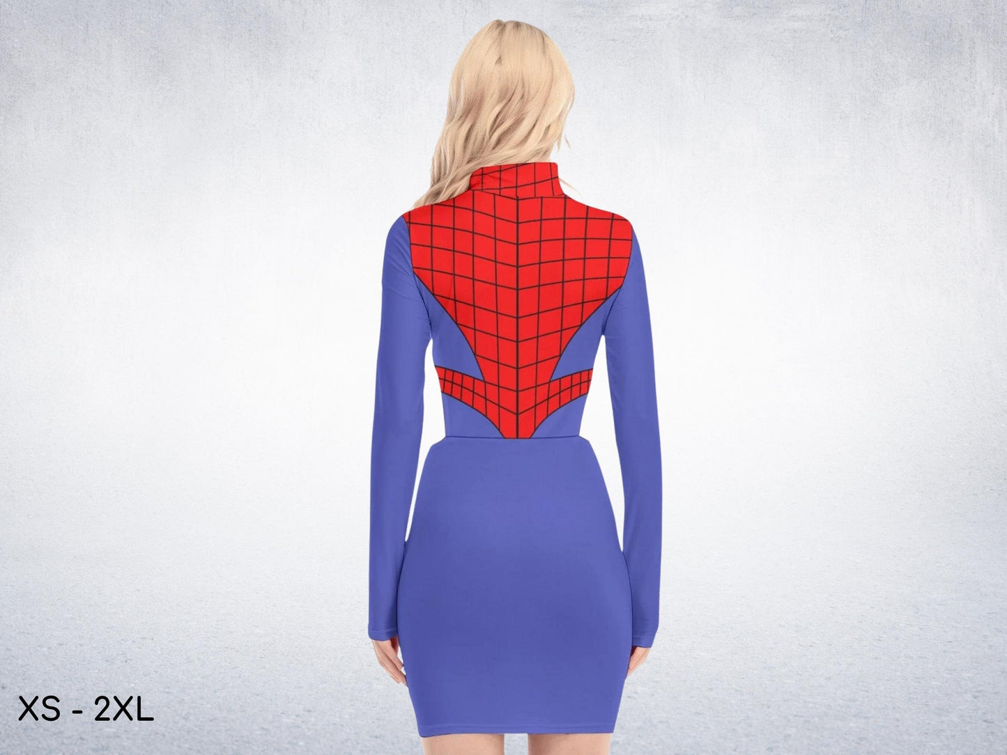 Spider Hero Inspired Sexy Dress, Halloween Costume, Gift for Her, Sexy Dress, Cosplay Costume, Adult Halloween Costume, Comics, Human Spider