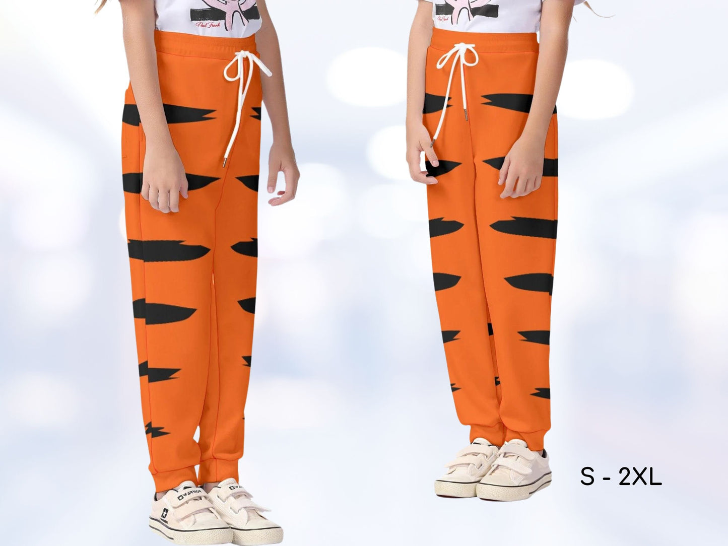 Winnie the Pooh Vintage Style Tigger Set Kids, Hoodie with Ears, Leggings Sweatpants, Gift for Her, Gift for Him, Halloween Costumes Cosplay
