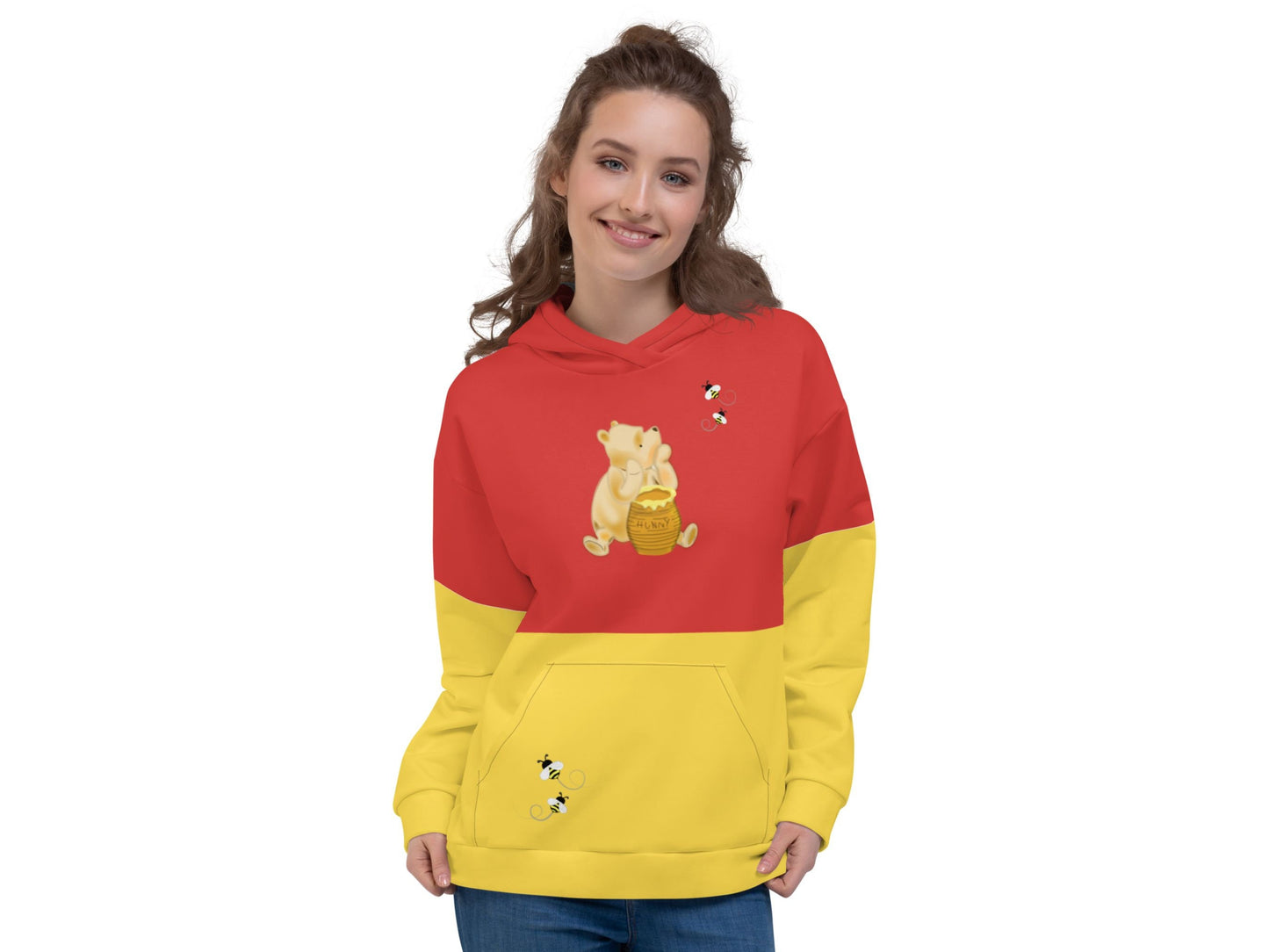 Winnie the Pooh Hoodie, Vintage Pooh, Unisex Hoodie, Sweatshirt, Gift for Him, Gift for Her, Cosplay, Halloween, Birthday Gift