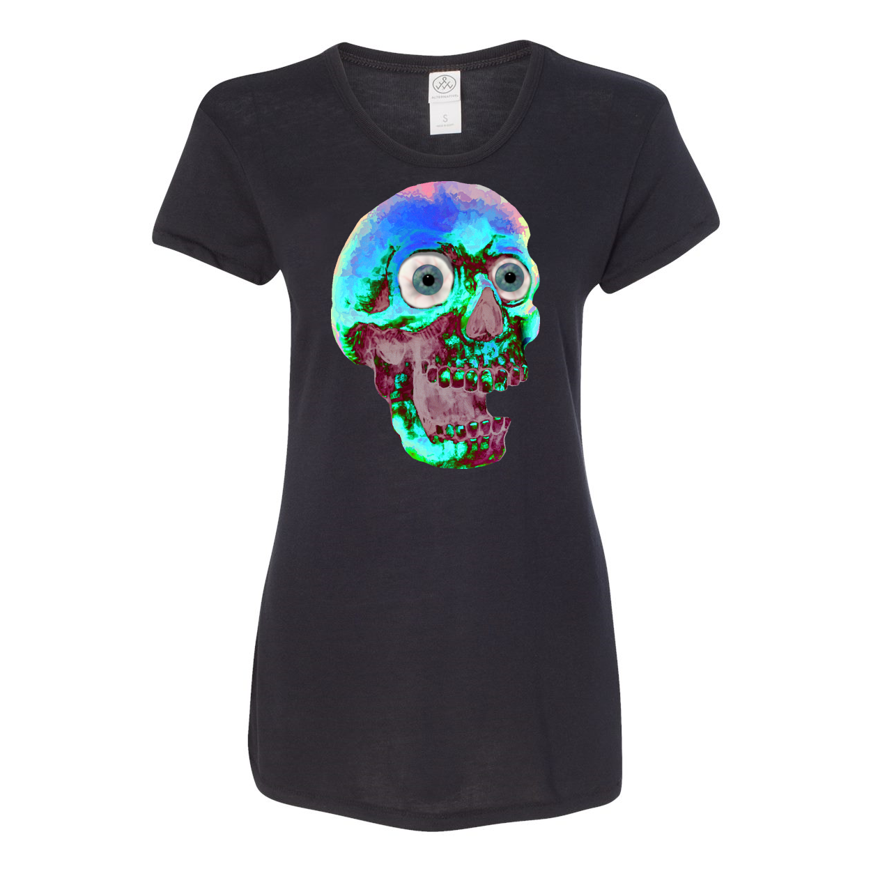 Psycho Skull Women's T-Shirt Halloween - Chloe Lambertin